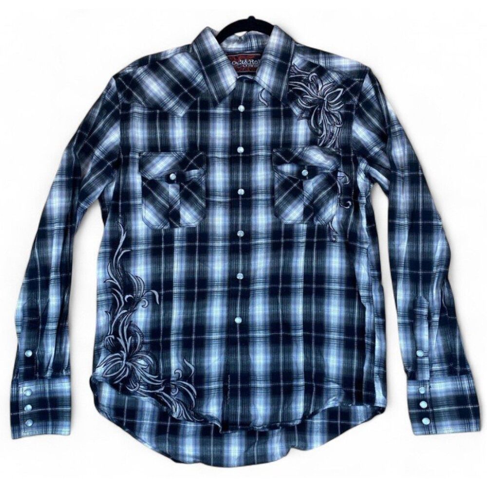 Rock & Roll Cowboy Men’s M Pearl Snap Western Shirt